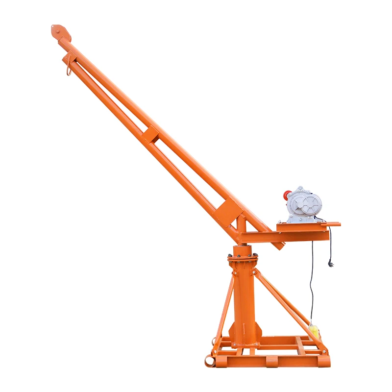 

220v Angle Of Rotation 360 Degree Outdoor Mini Crane 1000kg