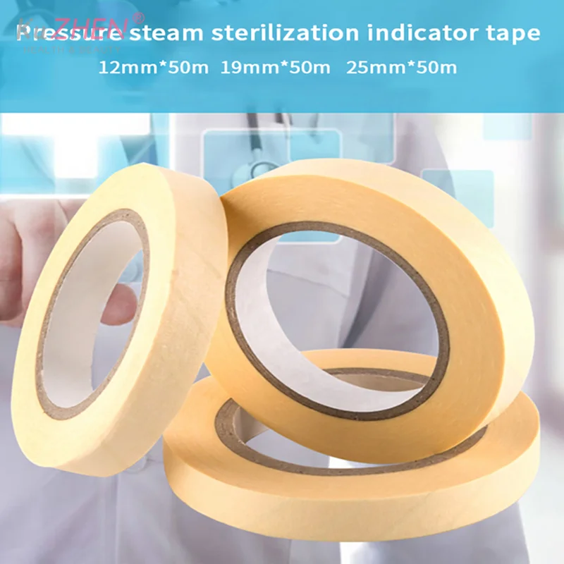 

50 м стоматологическая лента, индикатор стерилизации, автоклав, паровая/EO/плазменная лента, защитная стоматология, лабораторный материал, поставка для ухода за полостью рта