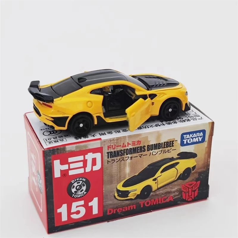 Trasformatori per TOMY Optimus Prime Bumblebee Camaro pressofusi in lega e veicoli giocattolo modello di auto modello in scala in miniatura