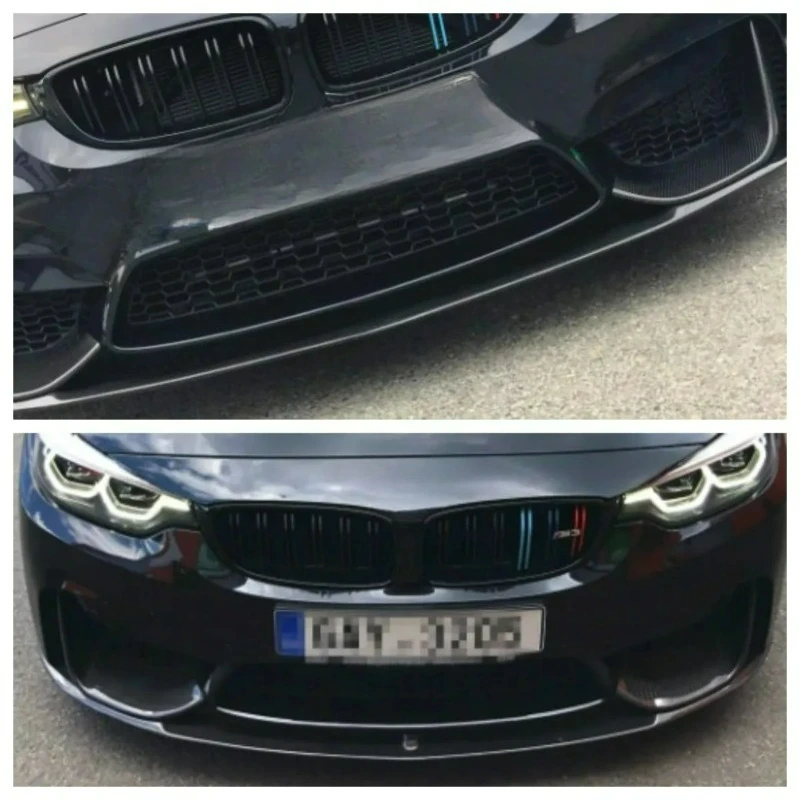 

Easy-Install FORBMW F80 M3/F82/F83 M4 Front Upper Bumper Separator Flap Carbon Fiber 2015-2020