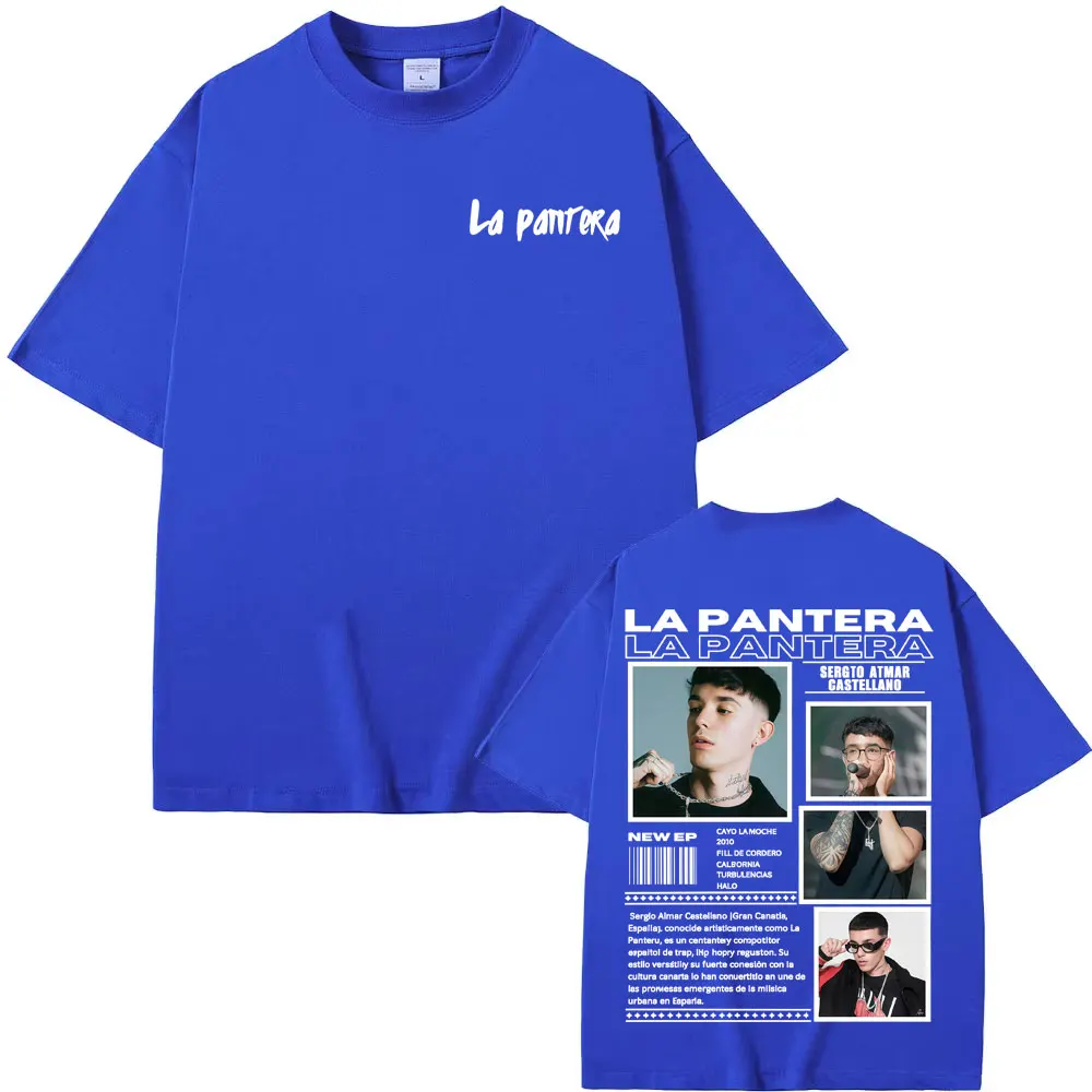 Singer La Pantera Album Tour 2025 Merch T Shirts Men Women Fashion