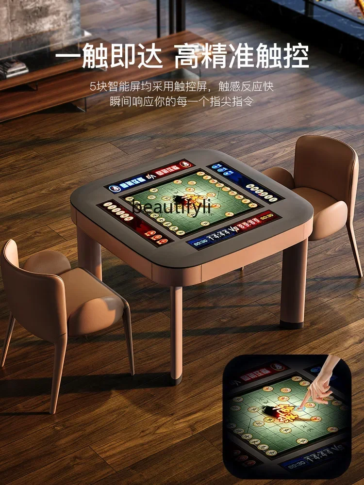 Automatic Multi-Function Electronic Mahjong Table Household Egg Bucket Landlord Entertainment Table