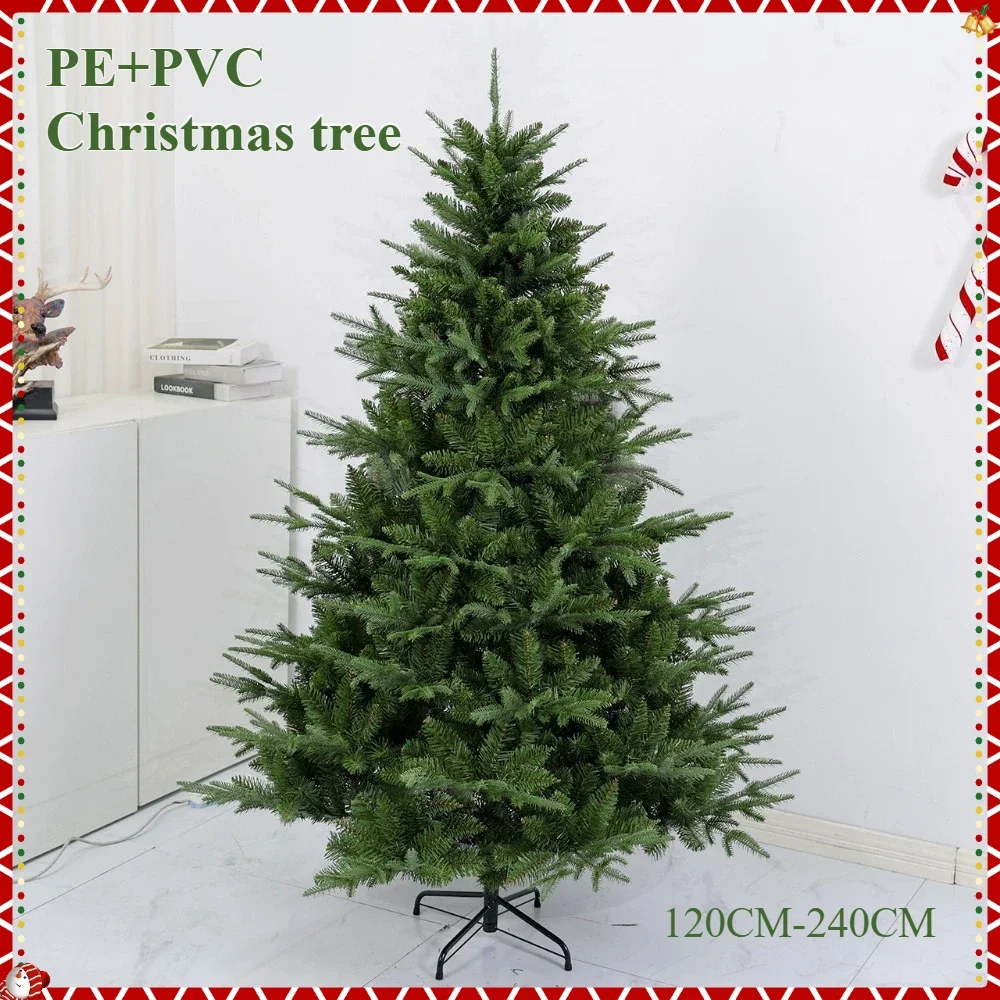 

Artificial Christmas Tree PE+PVC Material Large Encrypted Christmas Tree 120CM To 240CM Family Christmas Atmosphere Decoration