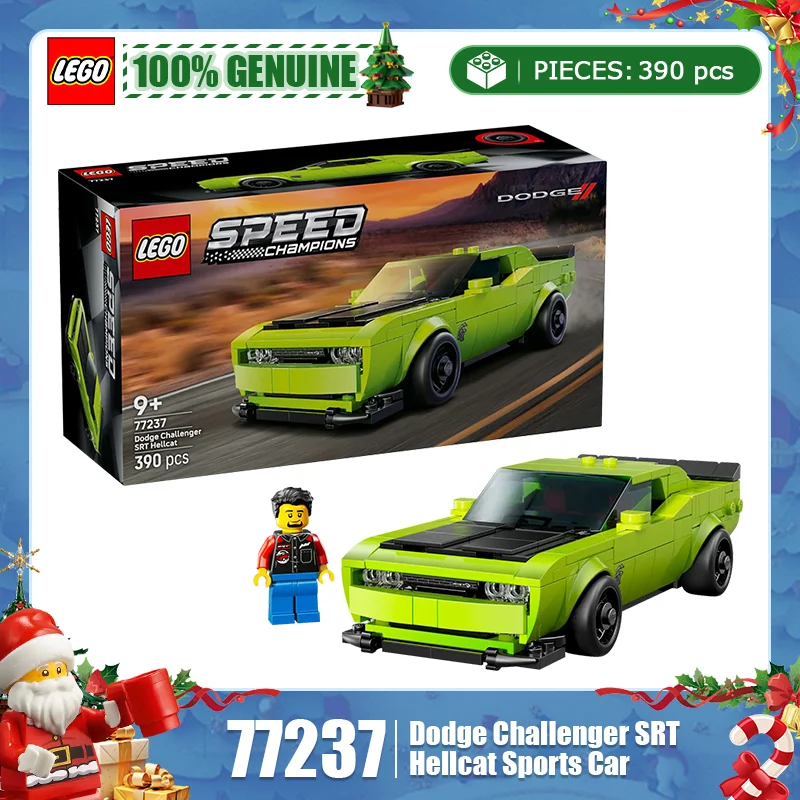 

LEGO Supercar Series 77237 Dodge Challenger SRT Hellcat Children's Building Blocks Toy Christmas Gift