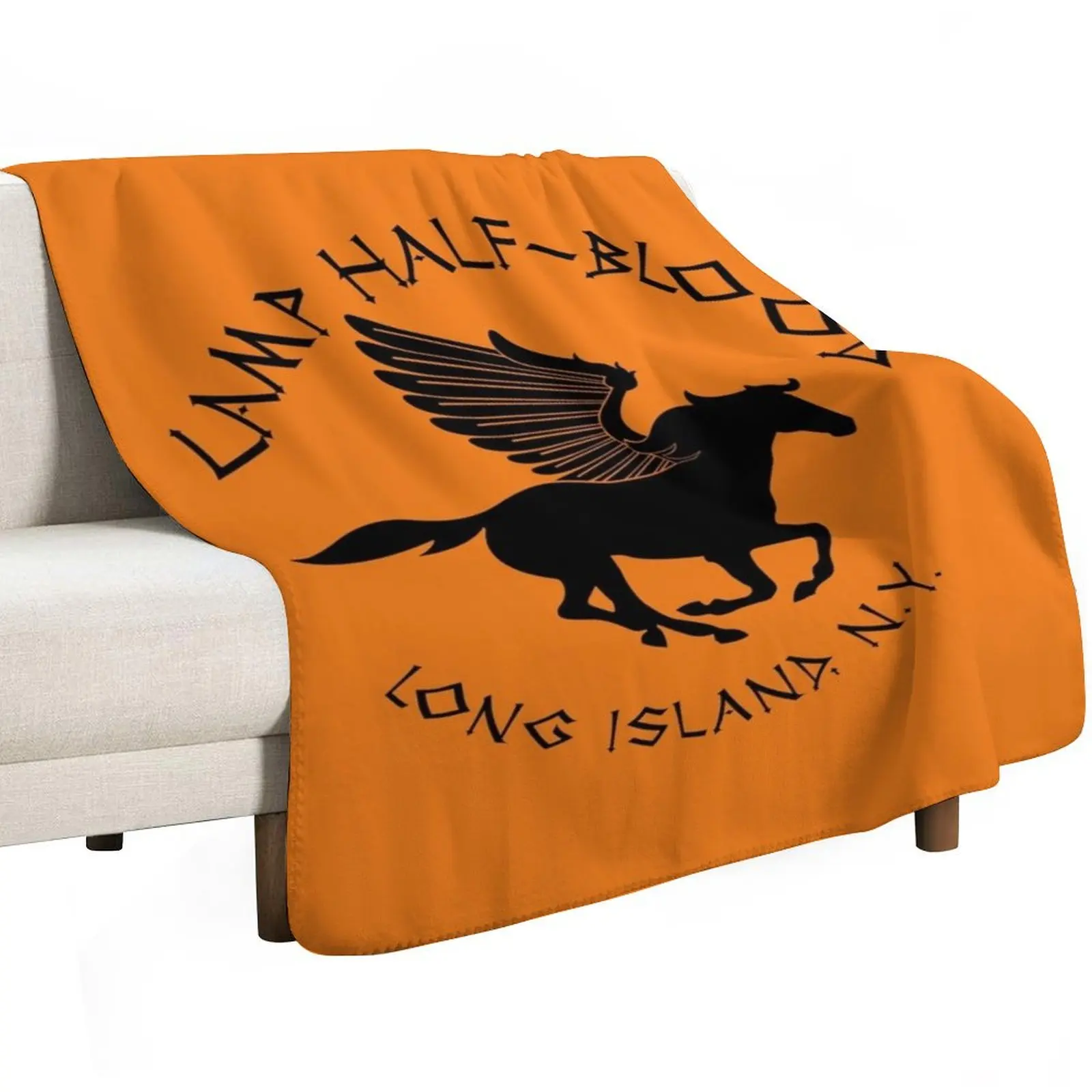 Camp Half-Blood Throw Blanket Luxury Throw Hairys Sleeping Bag Soft Big for sofa Winter beds Blankets