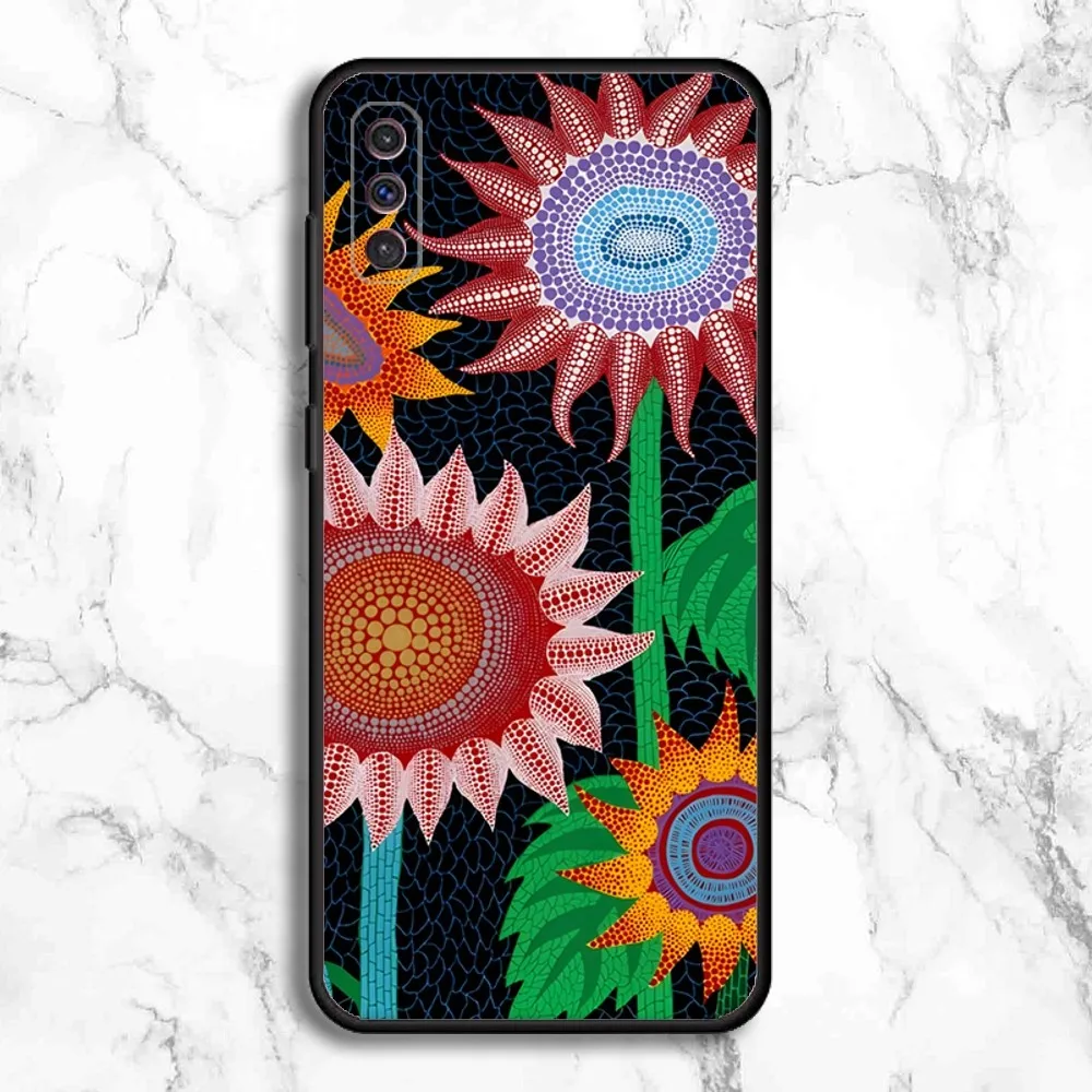 Painting Yayoi Art Kusama Classic Phone Case For Samsung Galaxy A13,A21s,A22,A31,A32,A52,A53,A71,A80,A91 Soft Black Phone Cover image 4