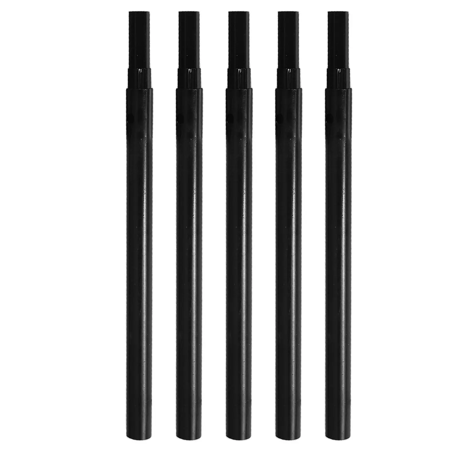 5Pcs Folding Umbrella Rod Replacement Heavy Duty Telescoping Center Shaft Portable Travel Umbrella Shaft Repair Parts