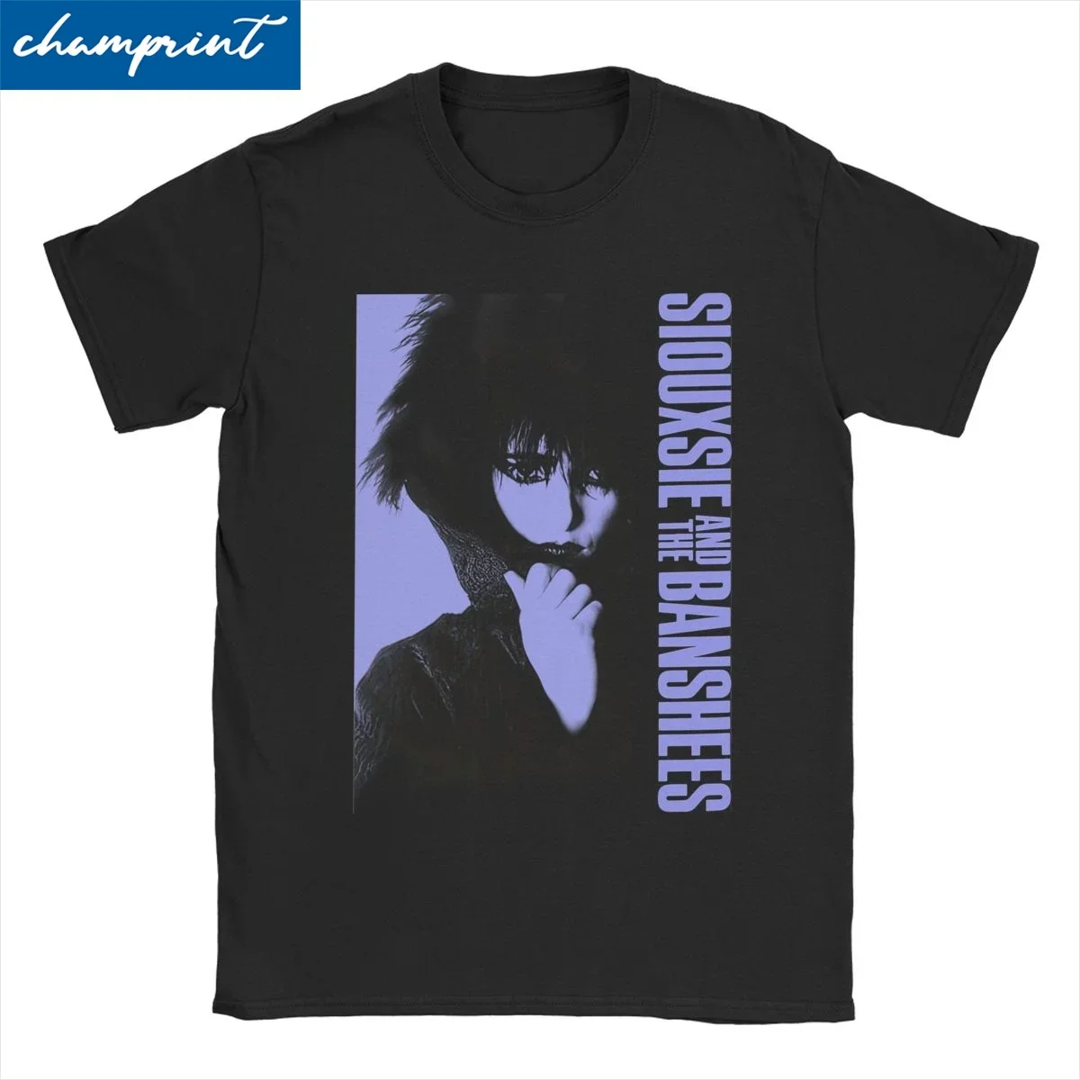 

Футболка в стиле рок, британский, панк, музыка, хип-хоп, Готическая футболка Siouxsie And The Banshees, топы из 100% хлопка, Повседневная футболка, летние футболки