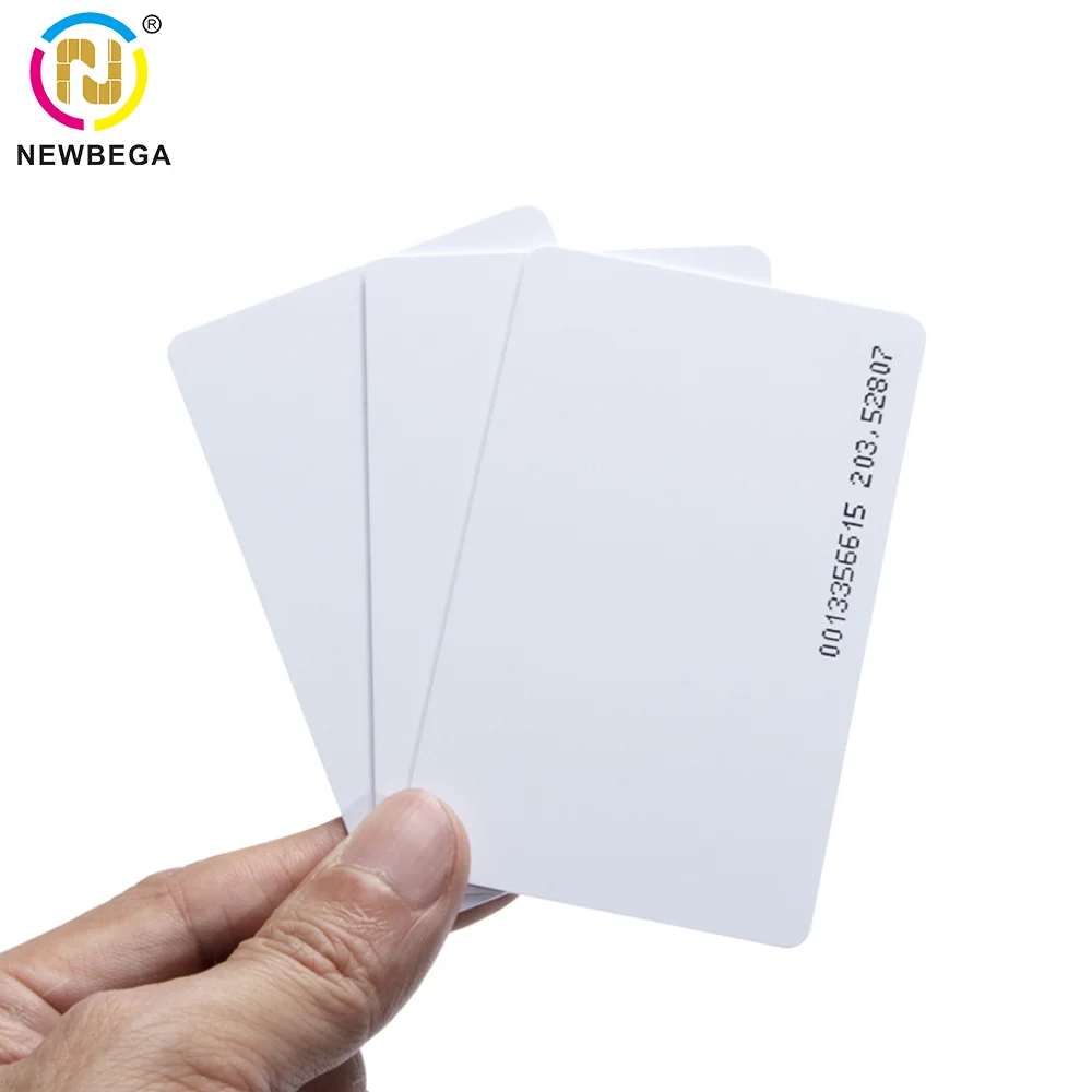 10PCS, 125KHz Nur Lesen RFID Karte EM4100 TK4100 Smart Proximity Karte für Zugangskontrolle