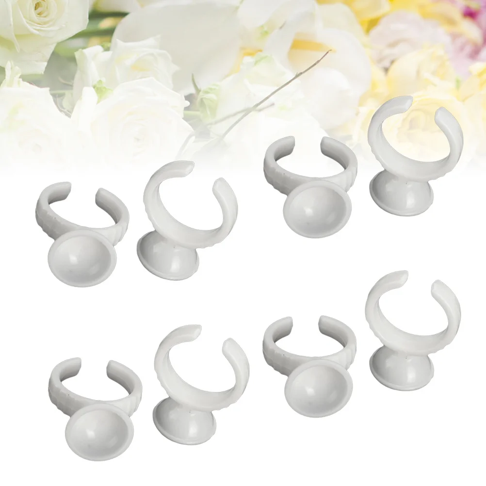 

100Pcs Professional Eyebrow Tattoo Cups Disposable Ink Ring Holders for Pigment and Dye Application Fast Efficient Lash