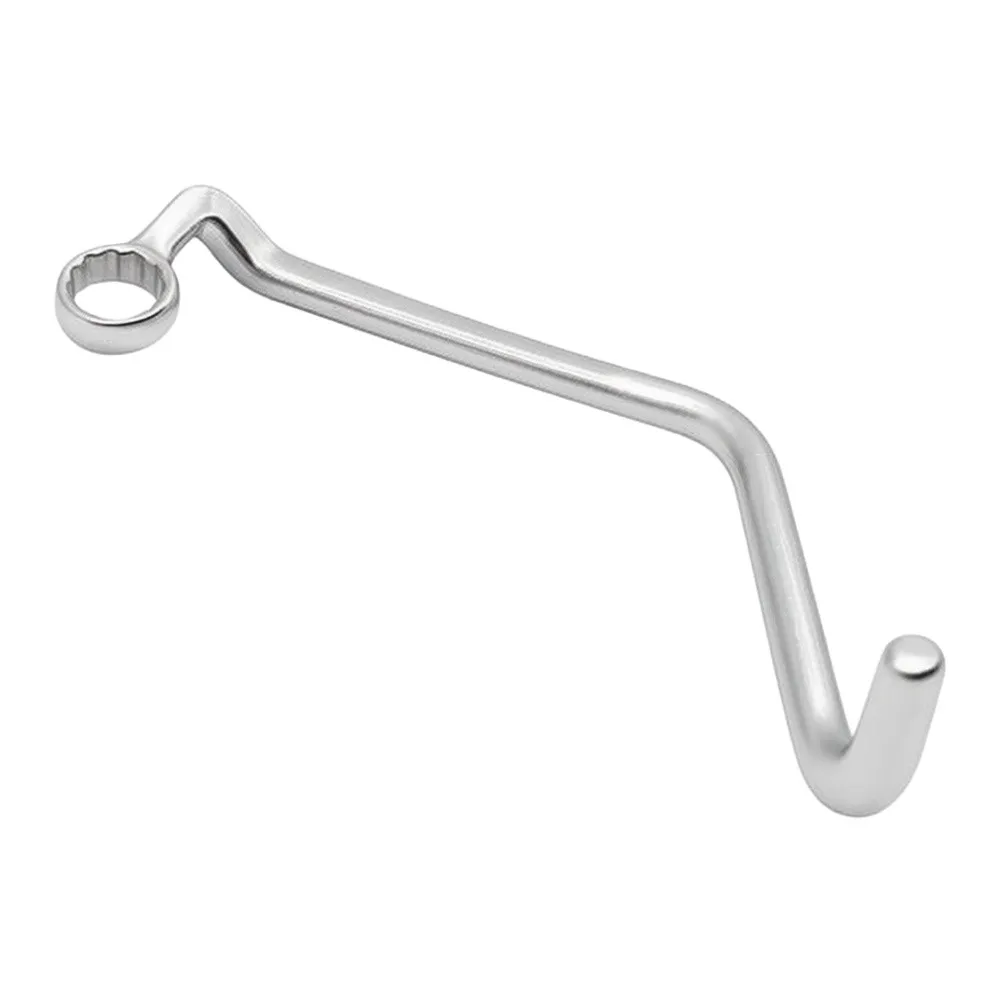 1 Piece Steel JDE80 Starter Wrench 9/16 Inch Offset Engine Bolt Tool For 916 Engine Mounting Installation Repair Accessories