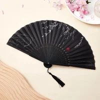 Folding Hand Fan, Retro Style Folding Fan, Birthday Gift, For Dance Performance, Decoration Props 5