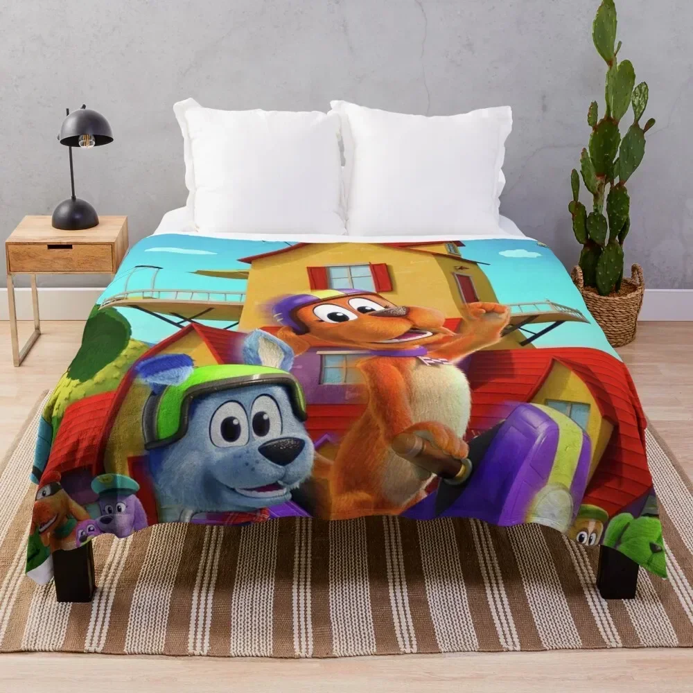 

Go, Dog, Go! Throw Blanket Compact Warm Blanket for Car Road Trip