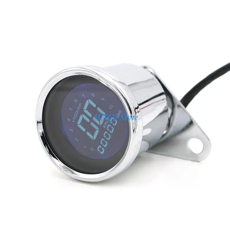 

37JE Motorbike External Speedometer Oil Thermometer with Digtal Display Screen