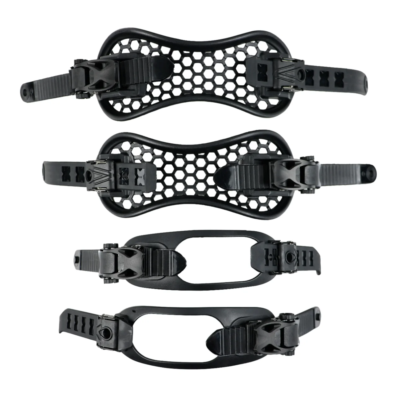 1 par de correas de sujeción para Snowboard TPEE de alta elasticidad para dedos del pie o tobillo, hebilla de trinquete y correas de escalera vinculantes