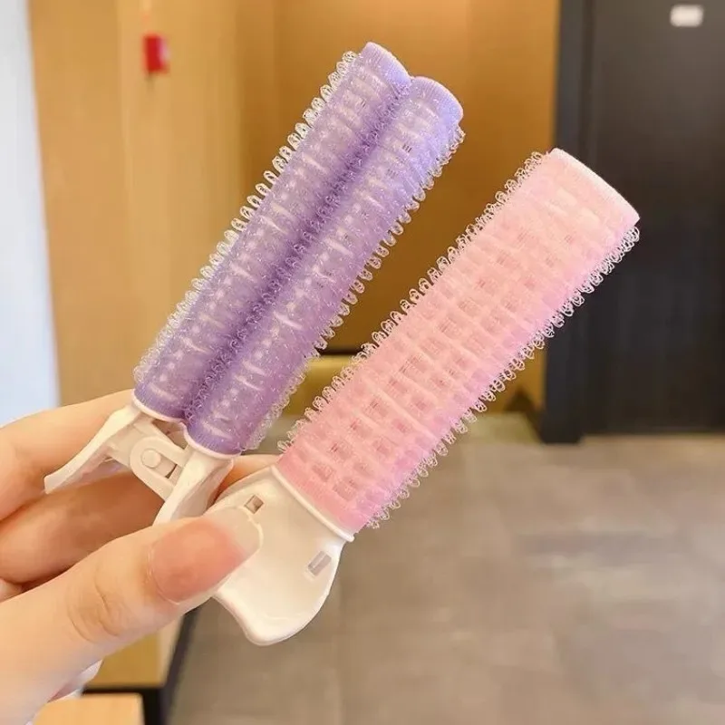 2pcs Hair Root Clip Korean Fluffy Hairpin Curling Hairpin Bangs Fixed Shape Geometric Exquisite Hair Accessories Perm Iron 머리핀