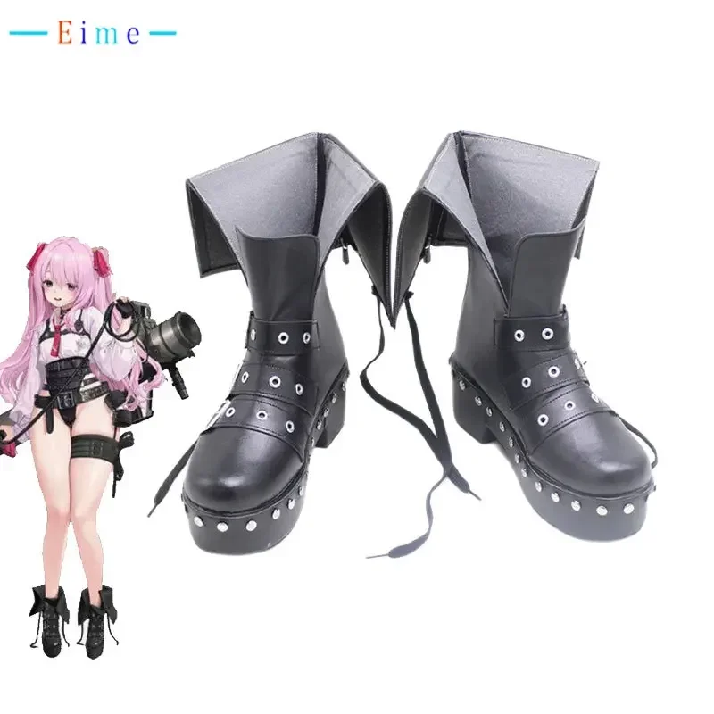 

Yuni Cosplay Shoes Anime Accessories Game Cosplay Boots Halloween Carnival Props PU Shoes Custom Made