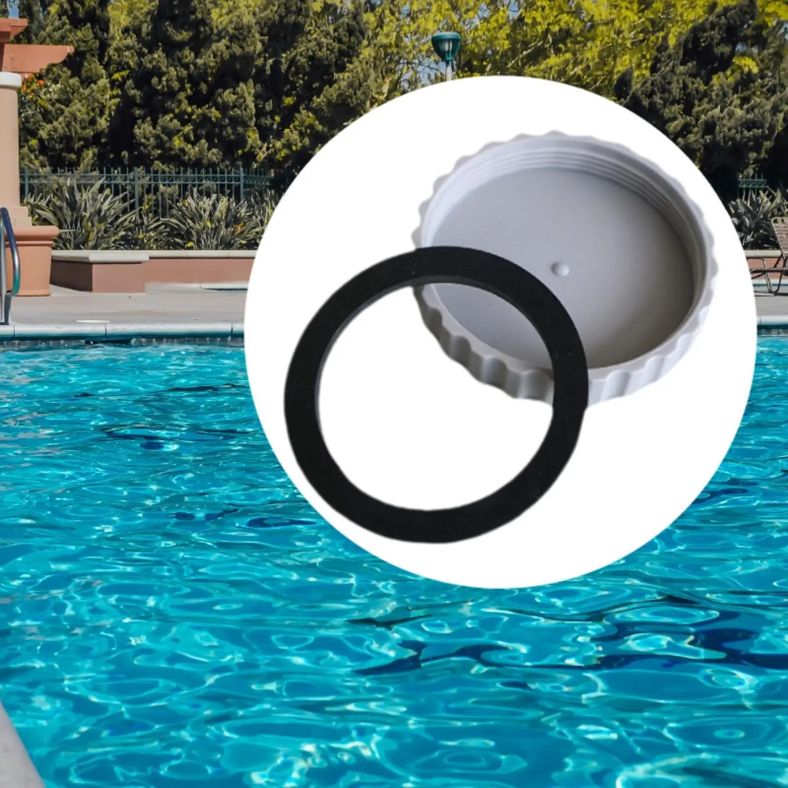 Winter Pool Plug Easy to Install Premium Portable Rubber with Matching Seals