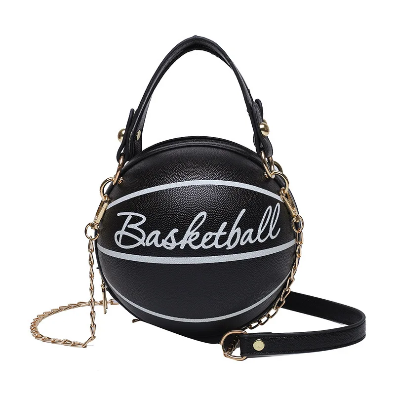 Lettera borsa a tracolla catena da basket rotonda nuova borsa stile moda per donna Messenger Crossbody di lusso Versatile di alta qualità