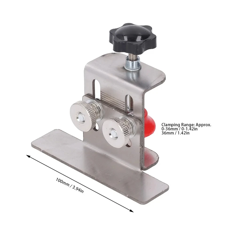 Cabinet Door Installation Tool Stainless Steel Cabinet Frame Fixture Household Portable Cabinet Door Mounting Jig Bracket