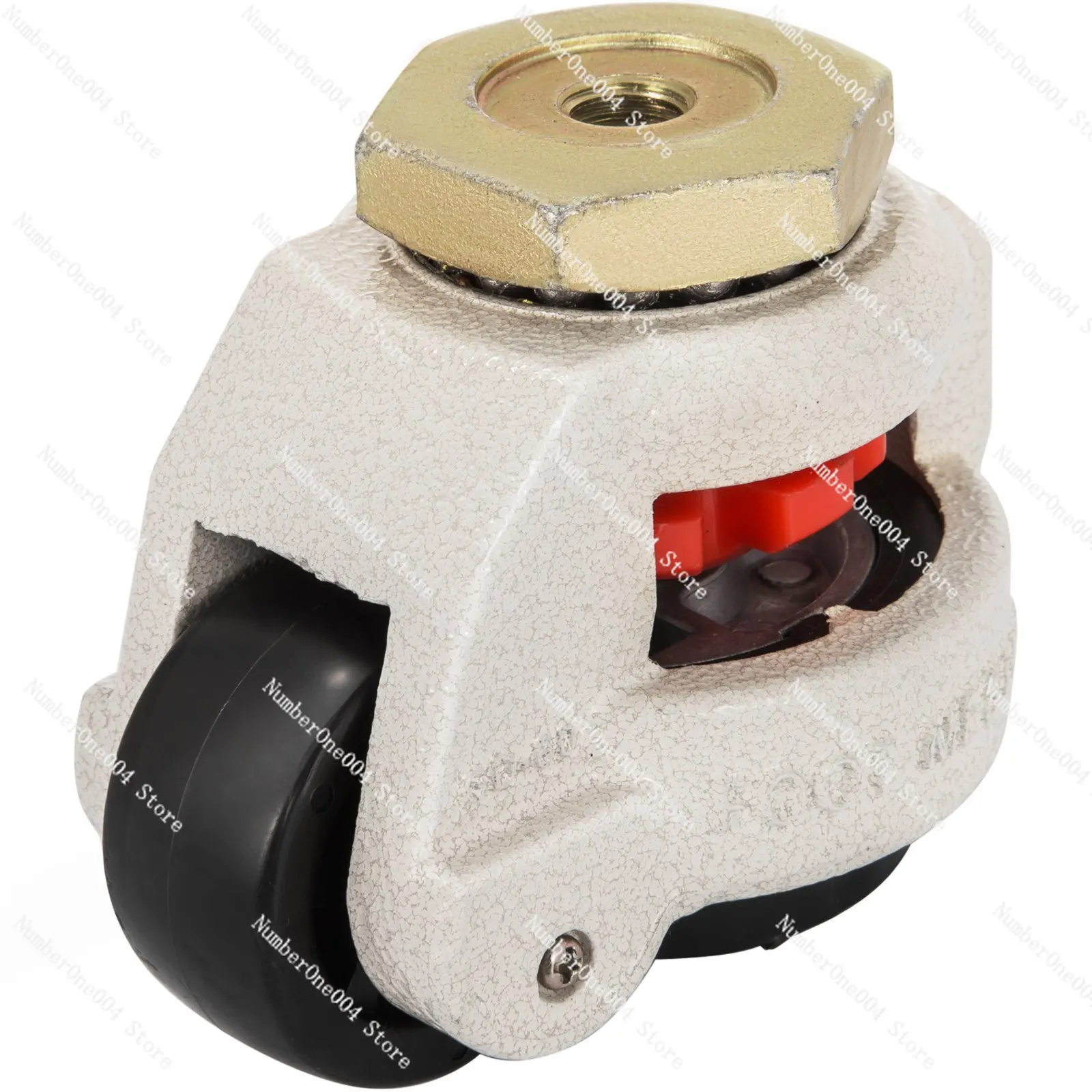 

Heavy Duty Leveling Caster Set 4pcs Threaded Stem Support Base Silent Swivel Wheel