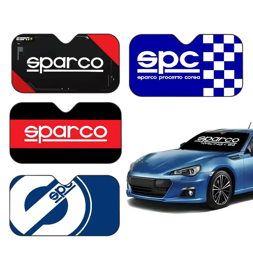 S-Sparcos Logo Windschutzscheiben-Sonnenschutz Lustiger Tier-Windschutzscheiben-Sonnenschutz für Autos Faltbarer Sonnenschutz gegen Strahlen