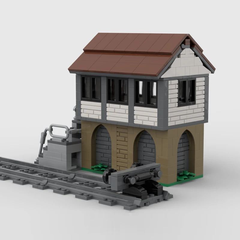 train station building blocks garage blocks locomotive bricks railway bricks building blocks parking garage