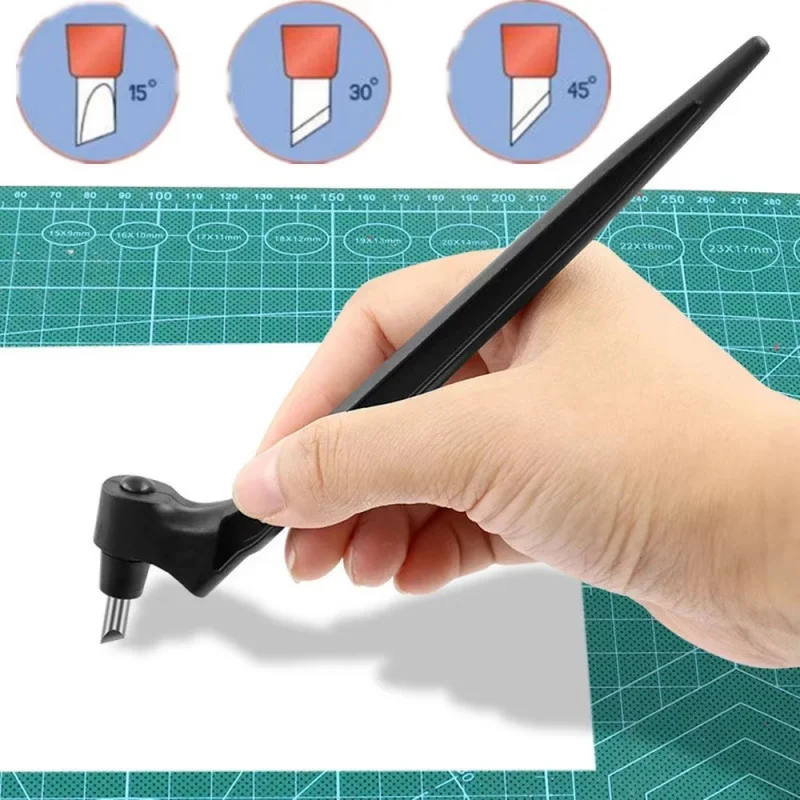 

1/3/5/8Sets DIY Art Cutting Tool Craft Cutting Kinfe with 360 Degrees Rotating Blade Safety Cutter Paper Knife