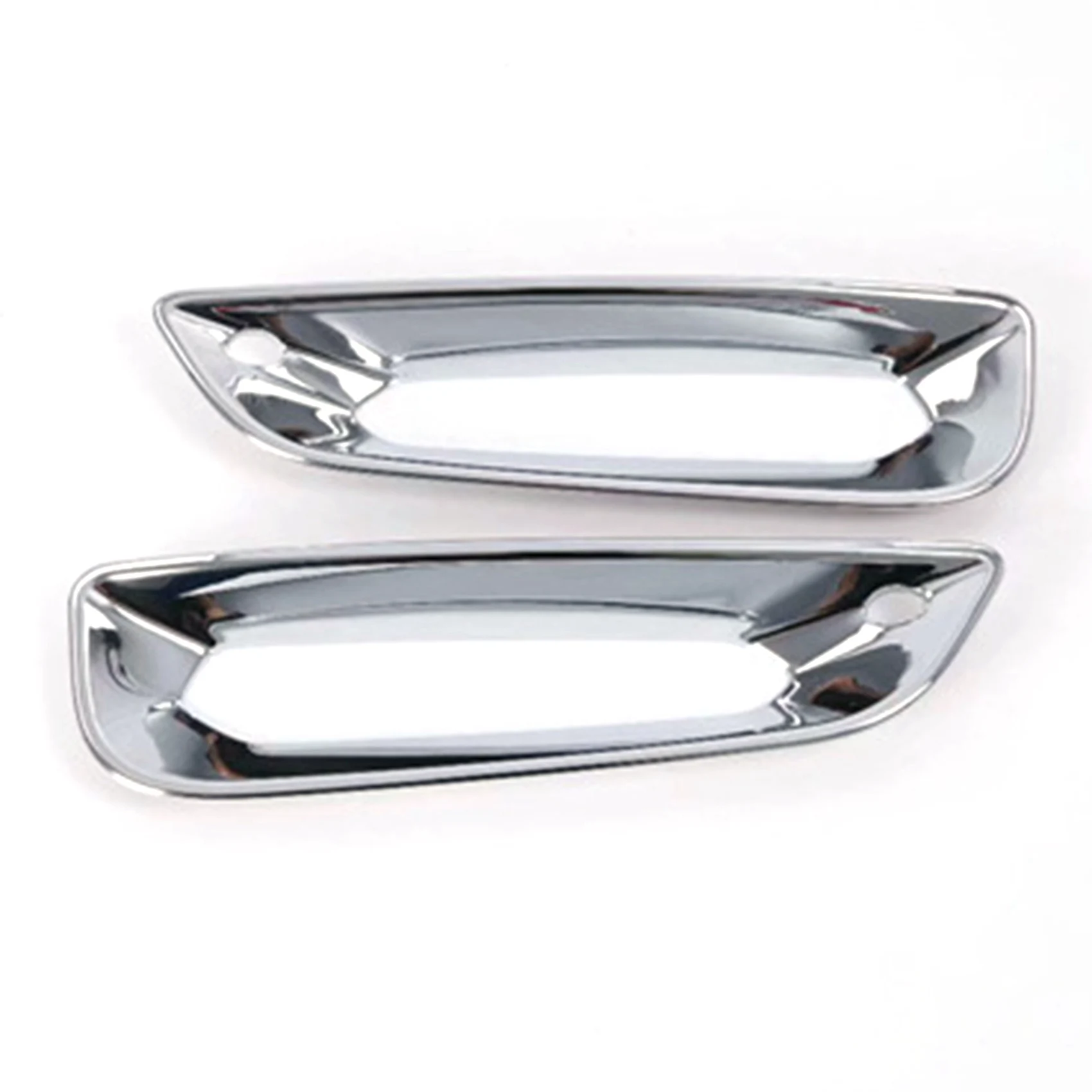 Front Fog Lights Foglight Lamp Cover Trim 2 Pcs / Set Fit for -BMW X3 G01 2018 2019 2020 ABS Chrome Exterior