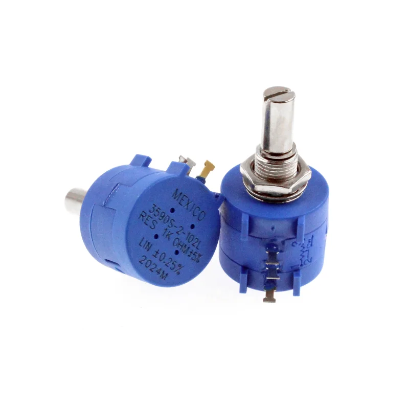 10PCS 3590S-2 Multi Turn Wirewound Potentiometer 100R 200R 500R 1K 10K 20K 50K 100K Adjustable Resistor image 4