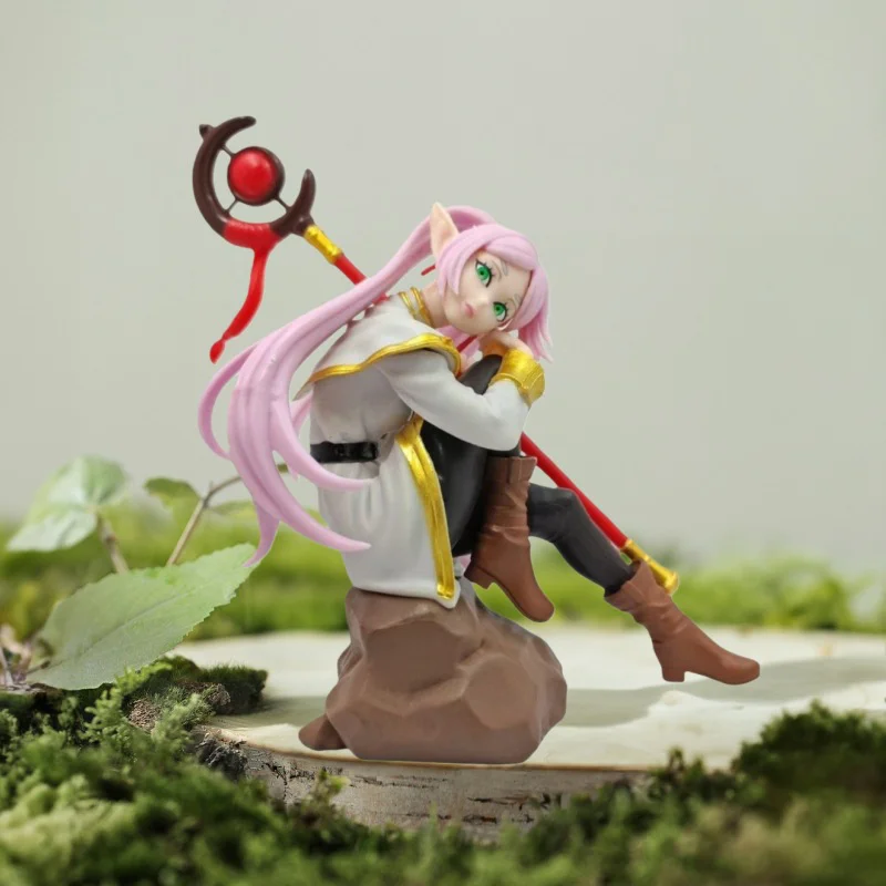 Nueva figura de chica de Anime Frieren Beyond Journey's End tapón de fideos Sousou no Frieren figura de acción muñeca coleccionable en miniatura Juguetes