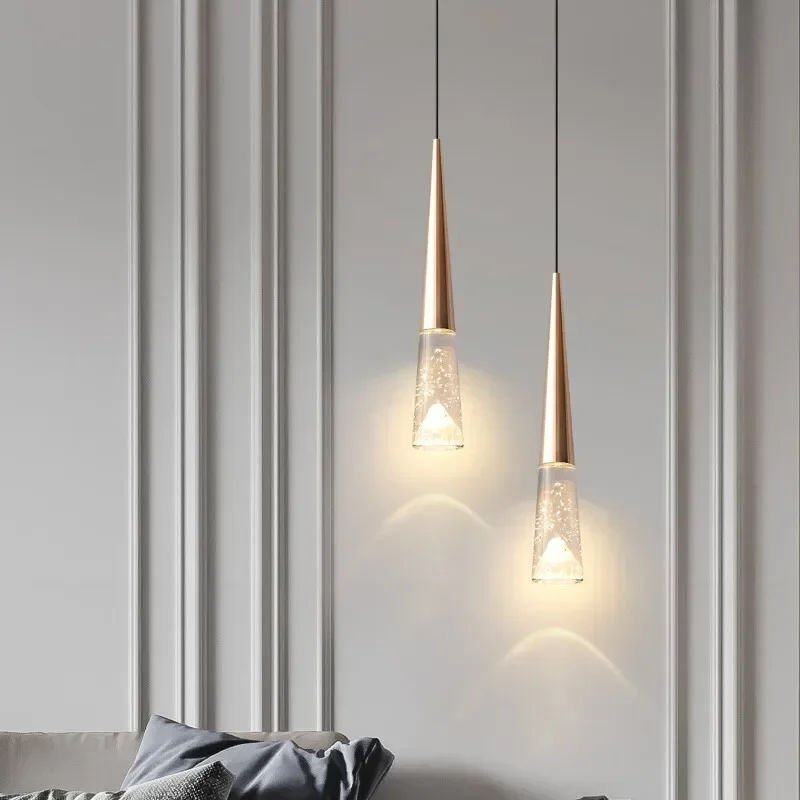 Light Luxury Bedroom Bedside Crystal Wine Cabinet Window Light Restaurant Bar Balcony Aisle Small Chandelier