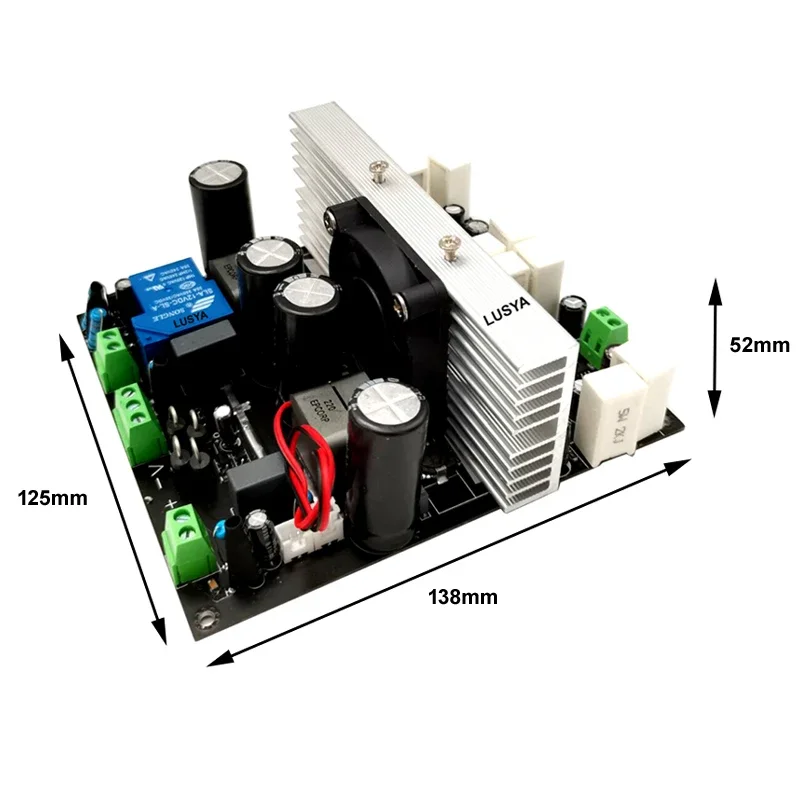 Original IRS2092 Class D 2000W BTL 4227 Full Frequency Subwoofer Stage Home Power Amplifier Board With Speaker Proction Relay