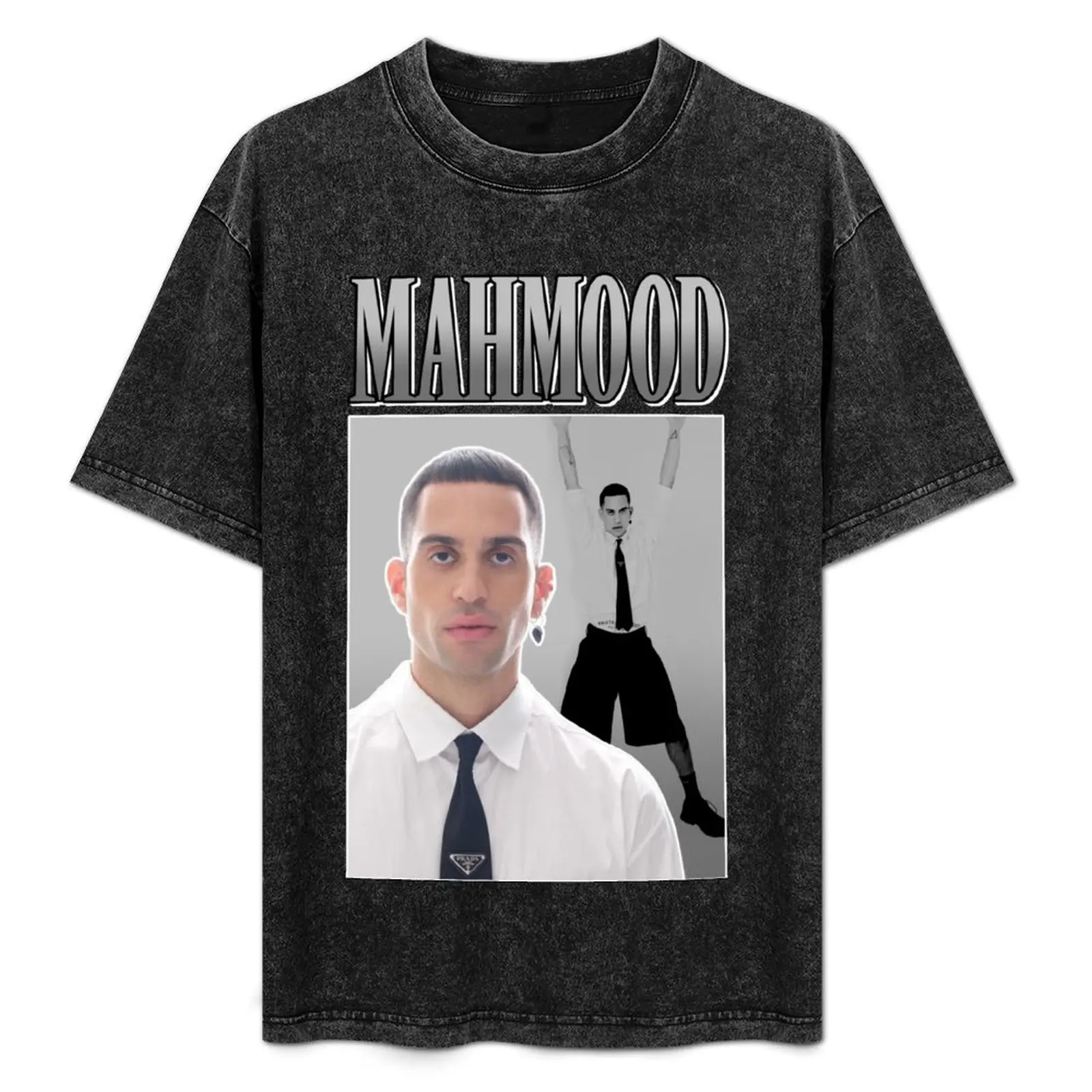 

Mahmood Brividi Sanremo 2022 Eurovision 2022 Italy White Y2K T-Shirt Holiday Casual Short Sleeve Top
