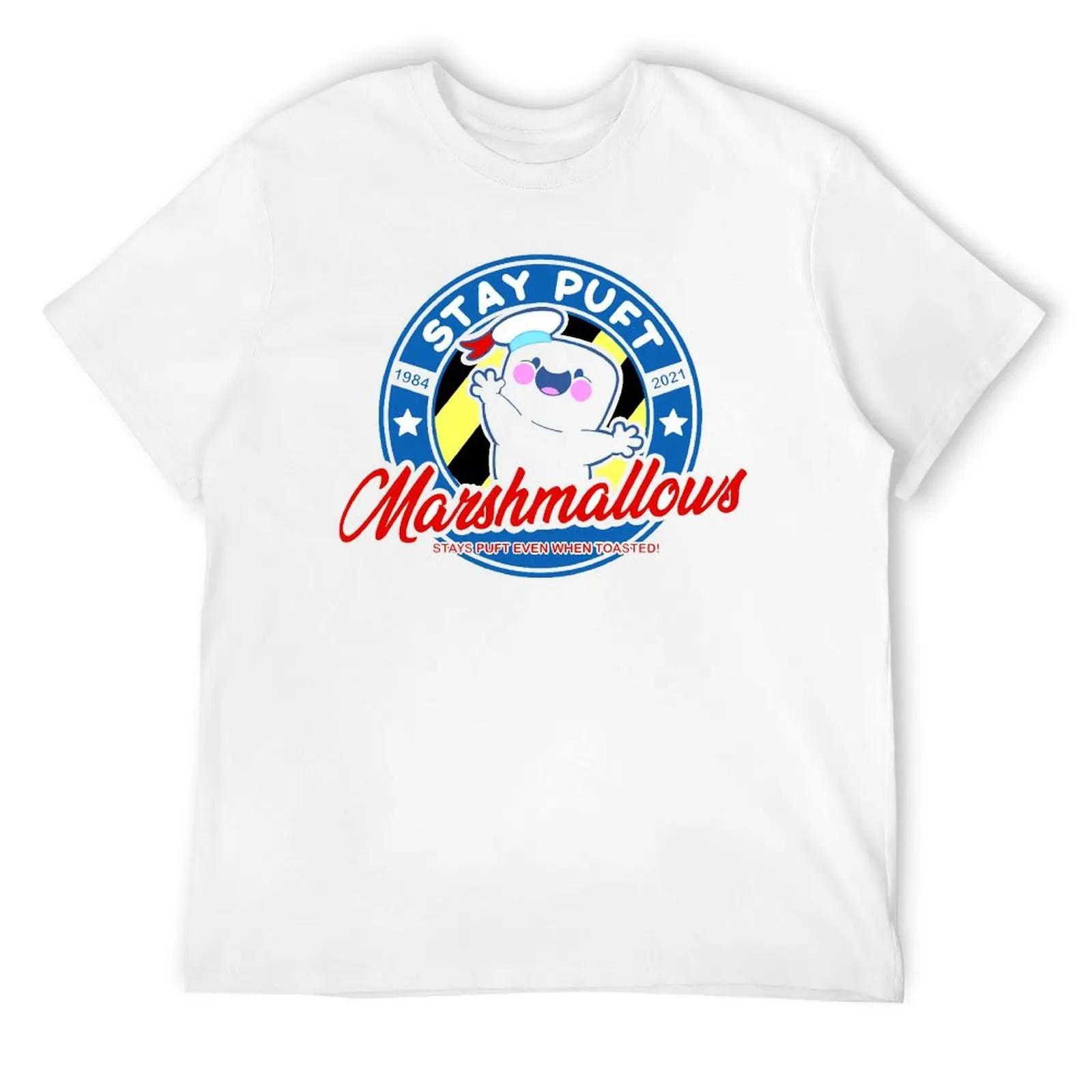 Marshmallows Happy Camper Marshmallows 11 T-shirt Round Neck Sports  Joke T-shirts Creative Aactivity Competition Eur Size