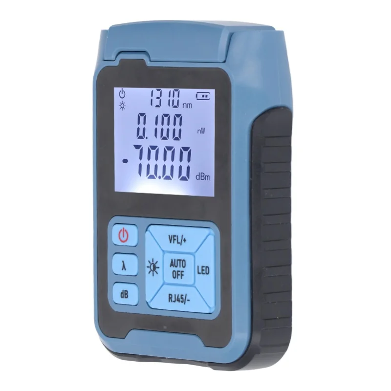 Optical Power Meter 850~1650nm High Accuracy Portable Light Fiber Optic Tester SC 2.5mm Universal Interface