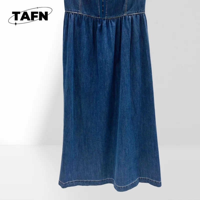 Vestido Cómodo y Hermoso Tendencia de temperamento simple Vestido de cachemira retro de primera calidad: Suave y moderno para la primavera AF2729