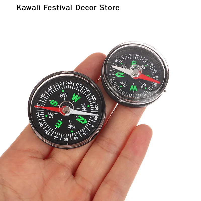35/40MM Handheld Compass ABS Camping Mini Pocket Compass Portable Climbing Riding Outdoor Survival Gear