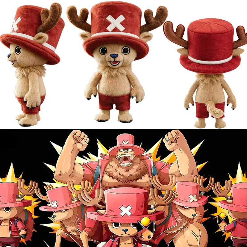 

2026 NEW One Piece Chopper Plush Doll Cute Tony Tony Chopper Plushie Anime Peripherals Toy Birthday Christmas Gift