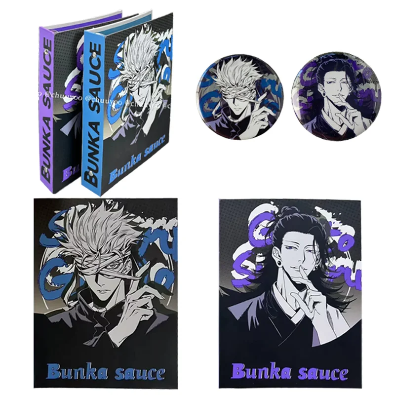 

320 PCS Jujutsu Kaisen Satoru Gojo Geto Suguru Anime Collection Card Album Book Folder Phantom Parade Zipper Card Binder Holder