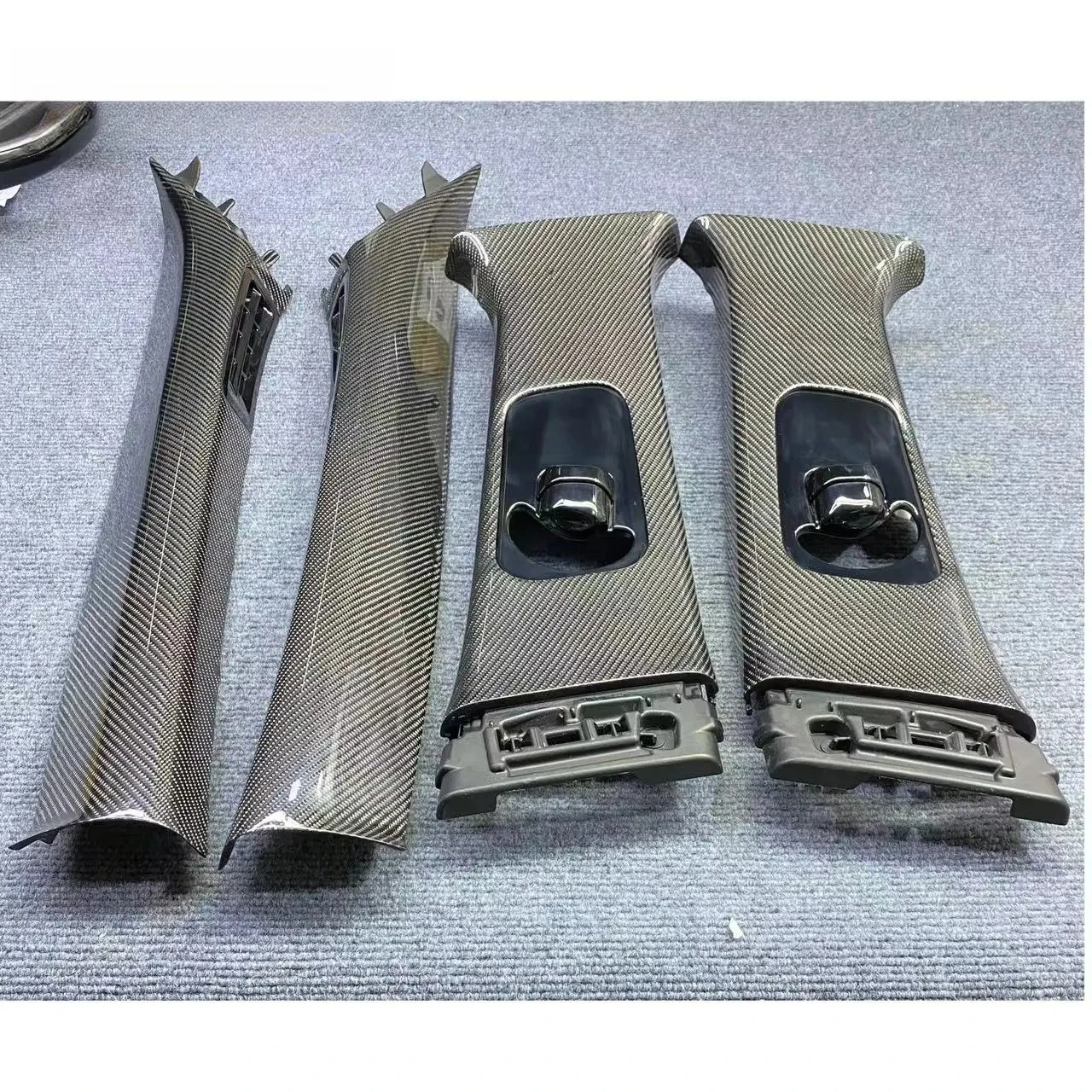 

MRD Replaced Interior Pillars And Seat Pillars Fit For INFINITI Q50 G37 Sedan Real Carbon Fiber Honeycomb