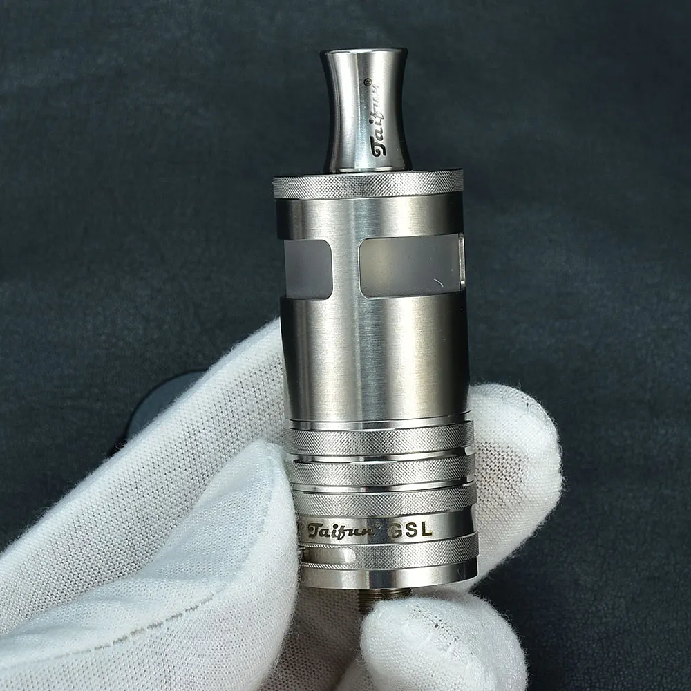 WOLF COOLVAPE Taifun gsl RTA 316ss, vaporizador de 23mm, 2,5 ml, atomizador de punta de goteo taifun gtr rta 510 vs YFTK Flash e-vapor V4.5S + estilo RTA