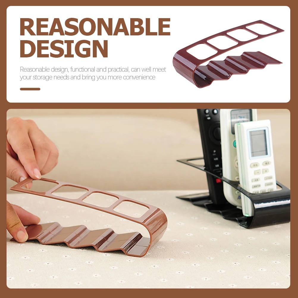 

2 Pcs Remote Control Storage Rack Holder Organizer Table Top Caddy for Multiple