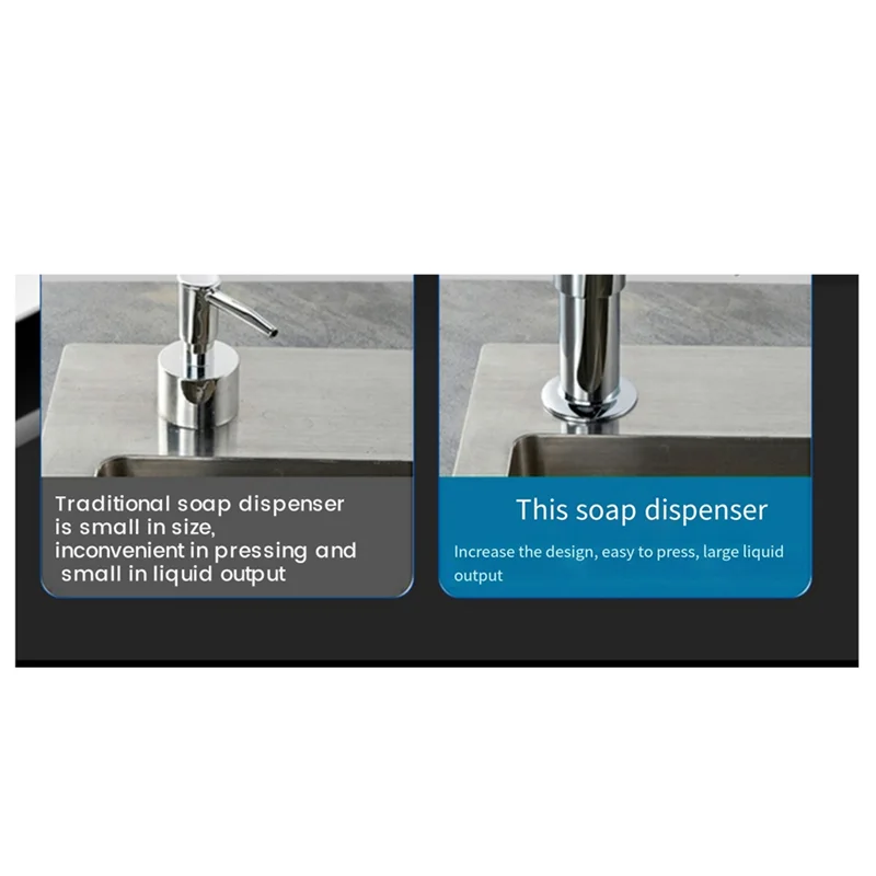 

A20F-дозатор мыла для кухонной мойки и комплект удлинительных трубок, 40-дюймовая силиконовая трубка, подключение к бутылке мыла напрямую