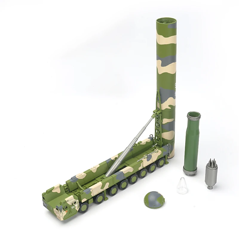 Model wojskowy 1/72, klocki konstrukcyjne, chińska rakieta balistyczna międzykontynentalna DF-41, model do składania, zabawka kolekcjonerska.