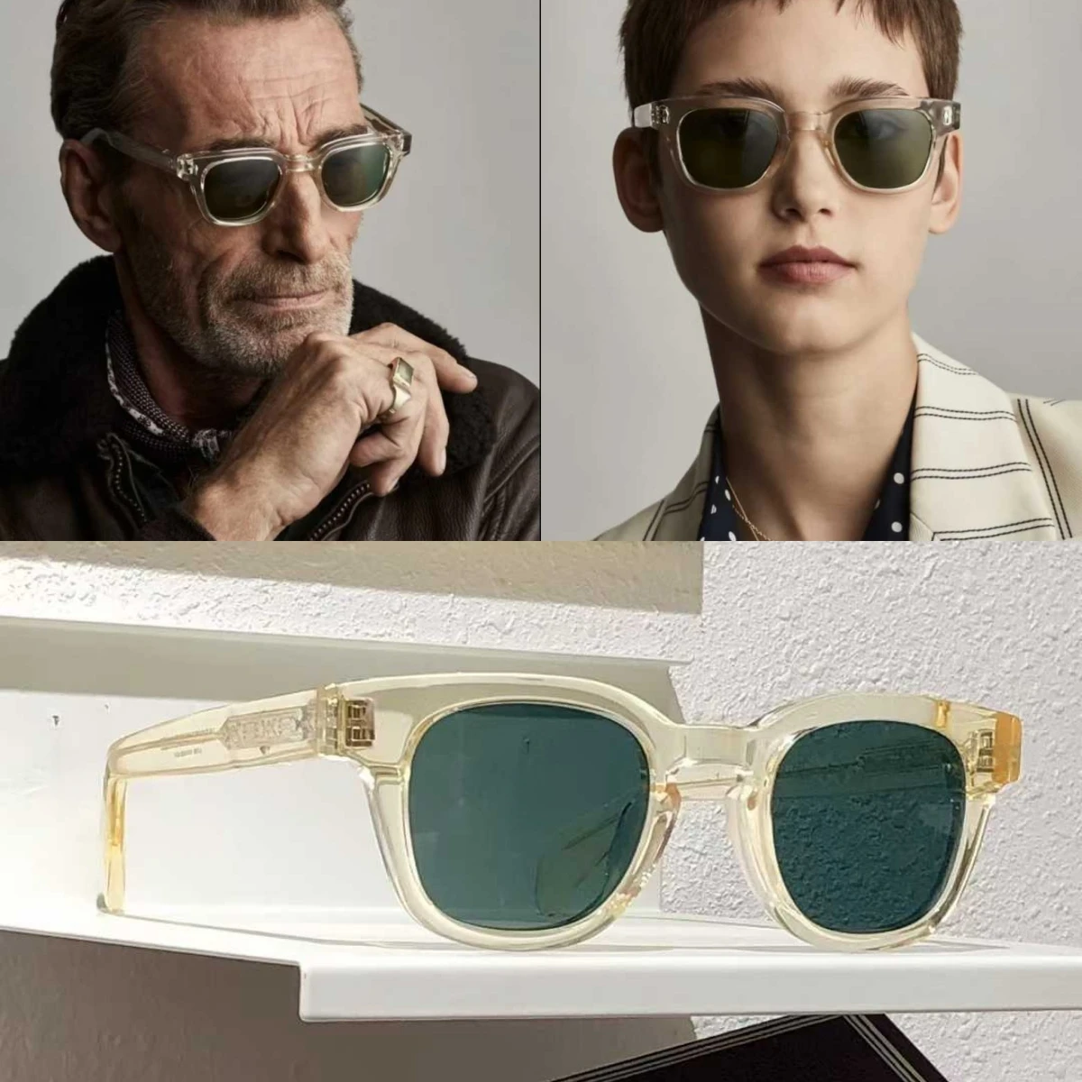 

Солнцезащитные очки JJMM JULIEN, роскошные модные трендовые винтажные новые цвета, однотонные, толстые, ацетатные, UV400, ретро, квадратный дизайн, унисекс, высокое качество