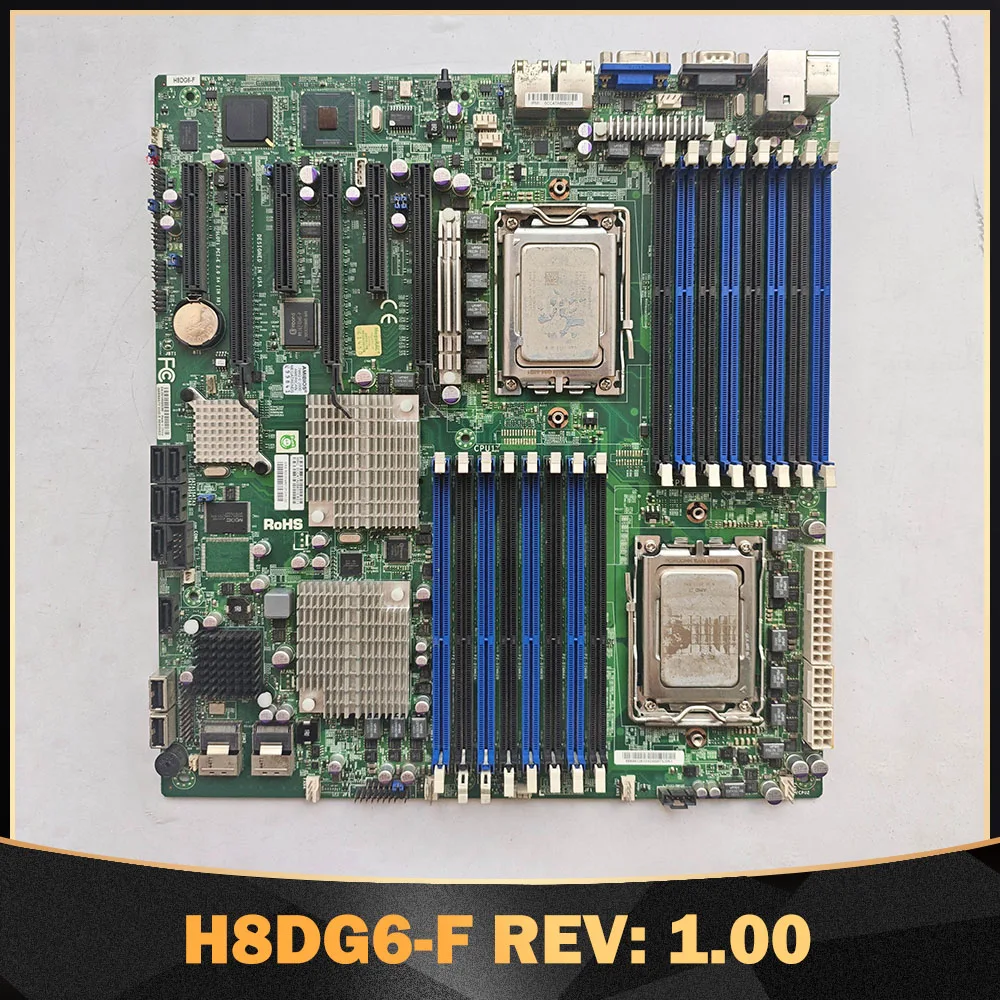high stability dual server motherboard with SAS interface H8DG6-F REV: 1.00