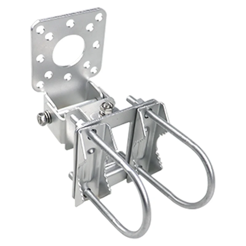 AP Bridge Antenna Clamp Clip Hoop Fixed Mount Bracket Multi Function Fixture Pole Holder Adjustable Angle Iron Plated Dacromet