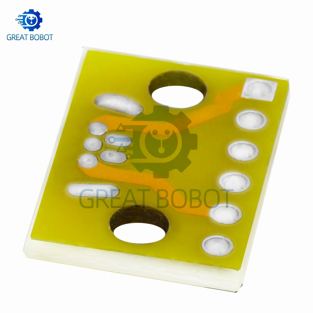 180° Vertical Micro USB 2.0 Adapter, 2.54mm Pitch High Precision PCB Breakout Board, 1/5PCS