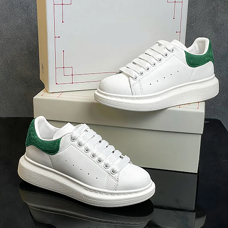 Fashion Brand White Shoes Sneakers for Men Women Espadrilles Platform Casual Sports Shoes Vulcanize Sneakers Men Zapatos Hombre